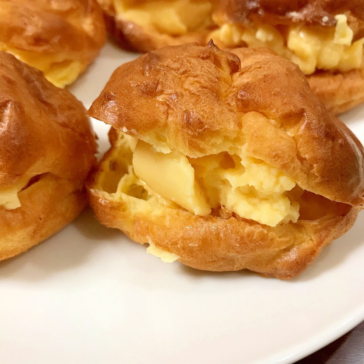 強力粉を加えてモチモチシュークリーム レシピ 作り方 By 水玉模様 楽天レシピ 強力粉を加えてモチモチシュークリーム レシピ 作り方 By 水玉模様 楽天レシピ